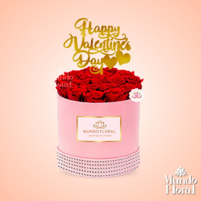 San valentin 06 - floreria miraflores Diamond Box