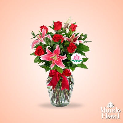 San valentin 18 - floreria miraflores Única